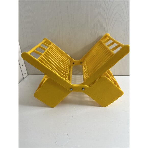 Vtge Fisher Price Fun With Food Drying Rack Dishes 1987 Bowls Plates Made in USA - Picture 11 of 15